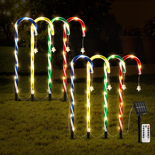 Christmas candy cane path lights - 8 lights