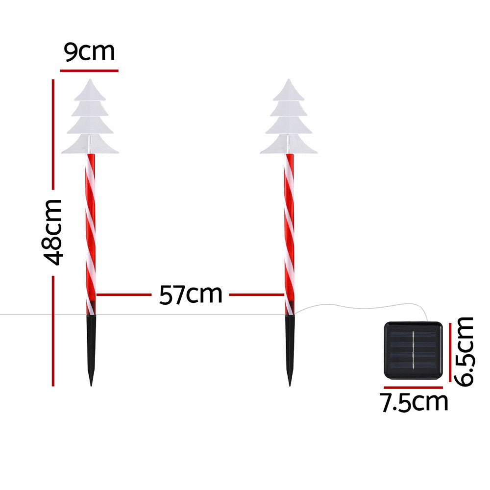 Set of 5 Christmas Tree Path lights.