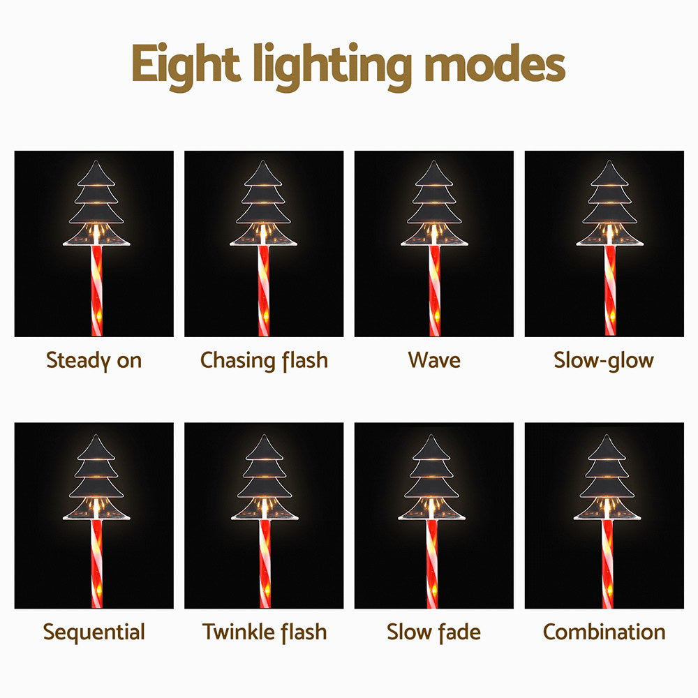 Set of 5 Christmas Tree Path lights.