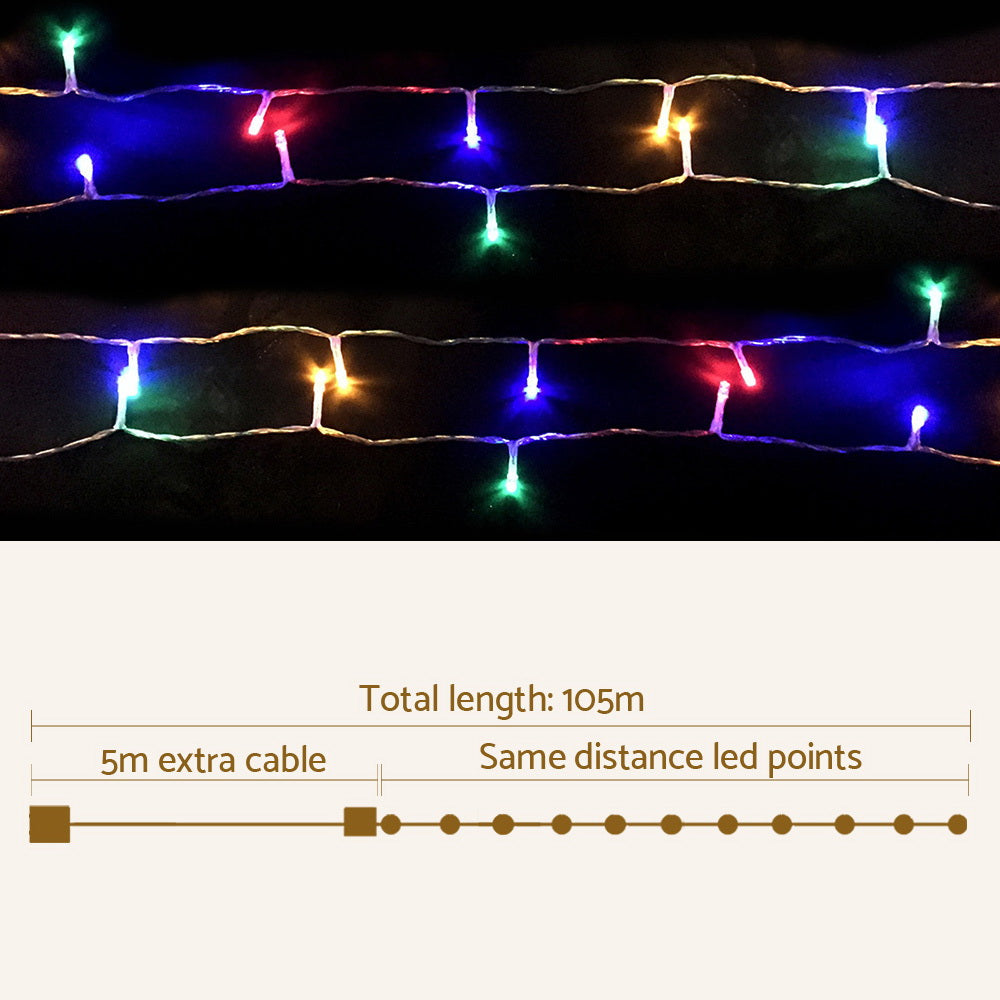 100 metre Christmas Lights String - 500 LED