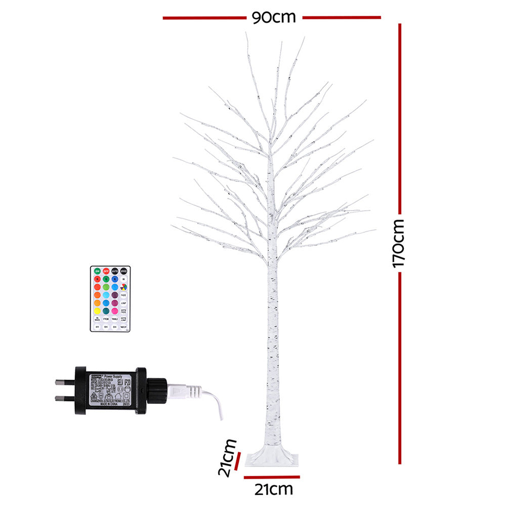 1.7M  contemporary twig style Christmas Tree with lights