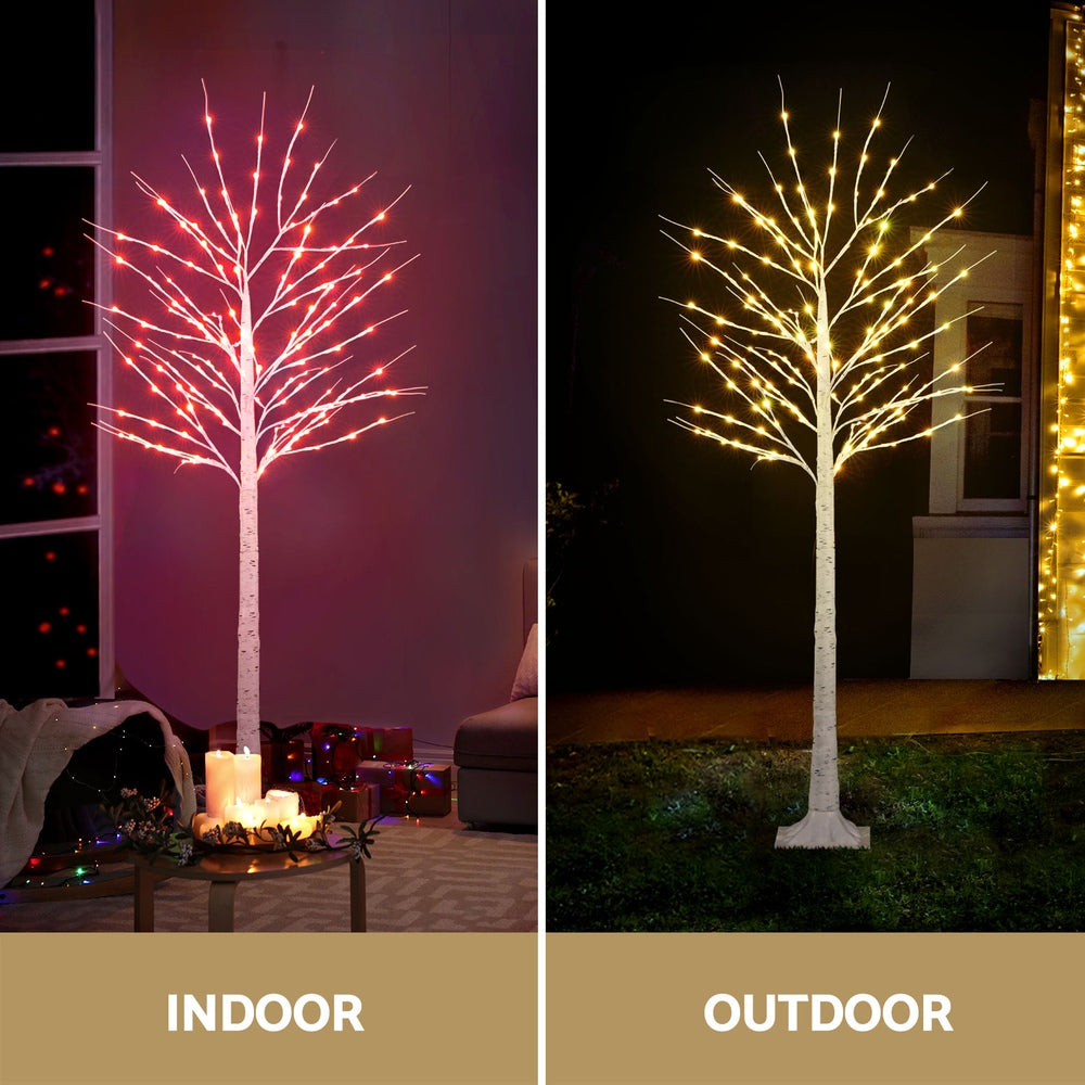 1.7M  contemporary twig style Christmas Tree with lights